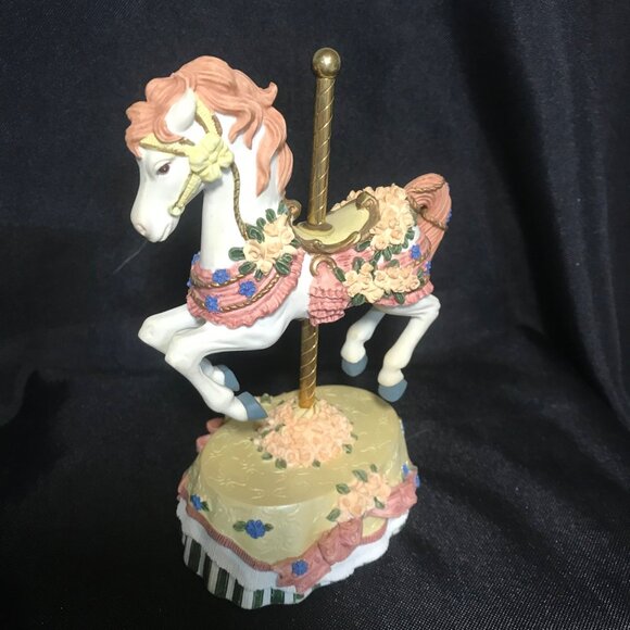 Heritage House Carousel Melodies County Fair Horse Figurines 6" Tall Set of 4 - Picture 2 of 15